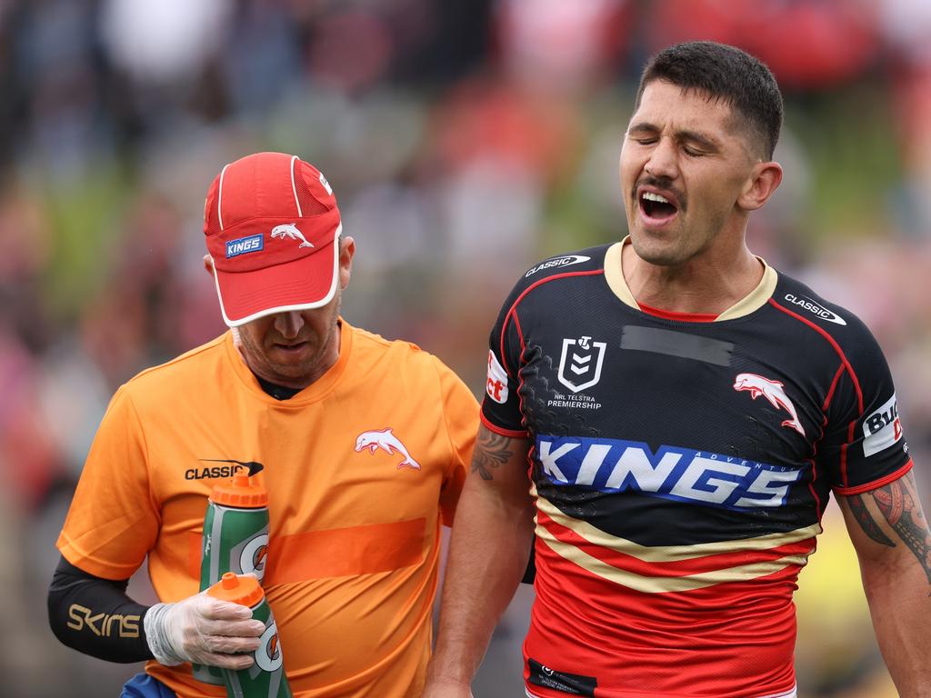 Jeremy Marshall-King suffered an ankle injury. Picture: Getty Images