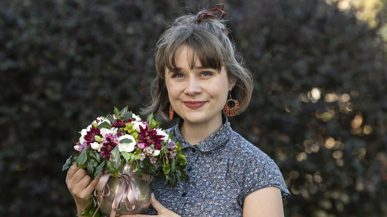 Toowoomba florist Maree Ault. Thursday, June 17, 2021. Picture: Nev Madsen.