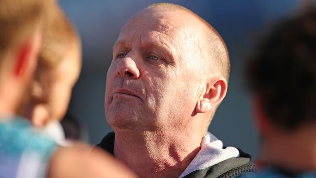 Ken Hinkley’s side suffered a cruel loss. Pic: Getty Images