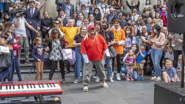 Tones and I used to busk in the Mall before Dance Monkey. Picture: Tim Carrafa