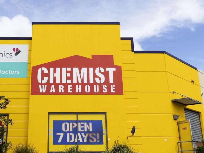 BRISBANE AUSTRALIA - NewsWire Photos OCTOBER 20, 2021: Stock photography, Chemist Warehouse, Windsor  NCA NewsWire / Sarah Marshall