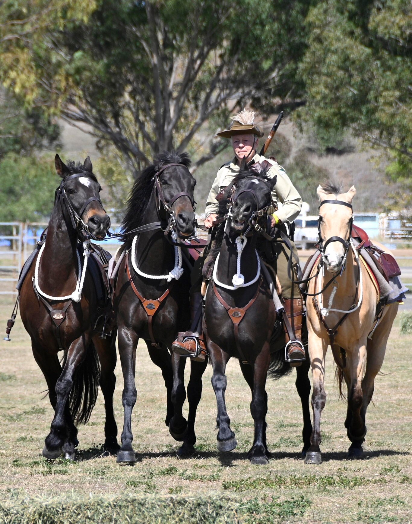 Queensland Mounted Infantry Challenge at the Toowoomba Showgrounds.