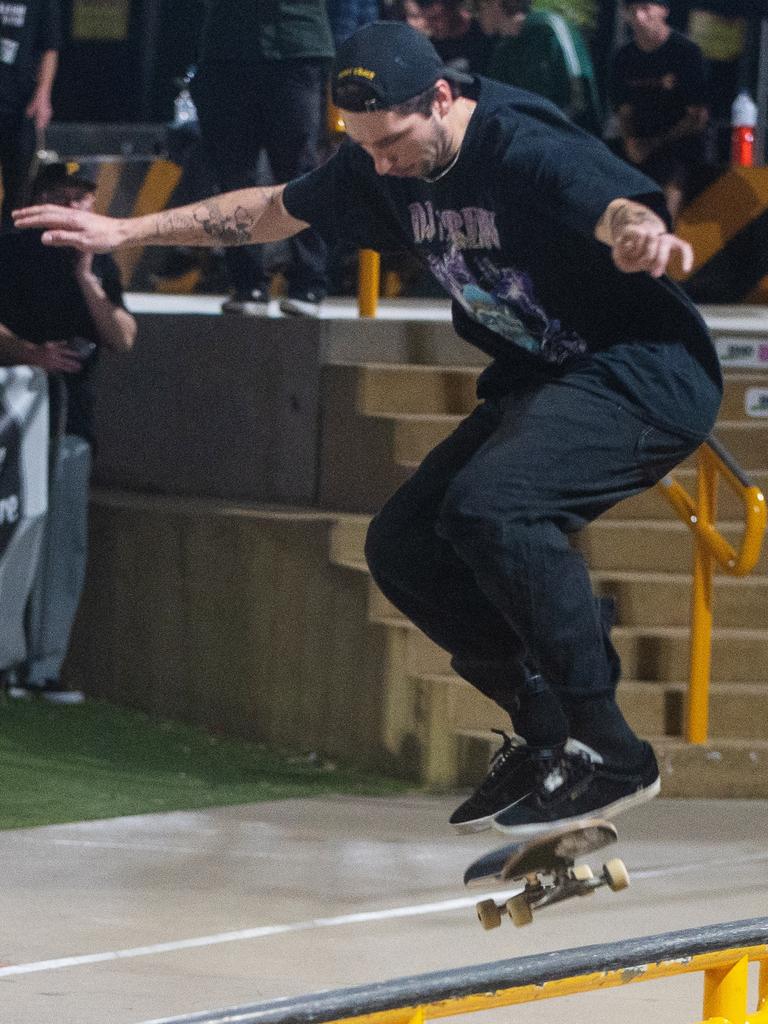 Jesse Brodbeck at Rumble On The Reef Sugar Bowl Skatepark Saturday 23 September 2023 Picture:Michaela Harlow