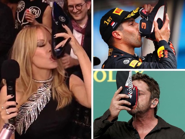 The Aussie tradition of the shoey might not be what you think. Picture: Supplied
