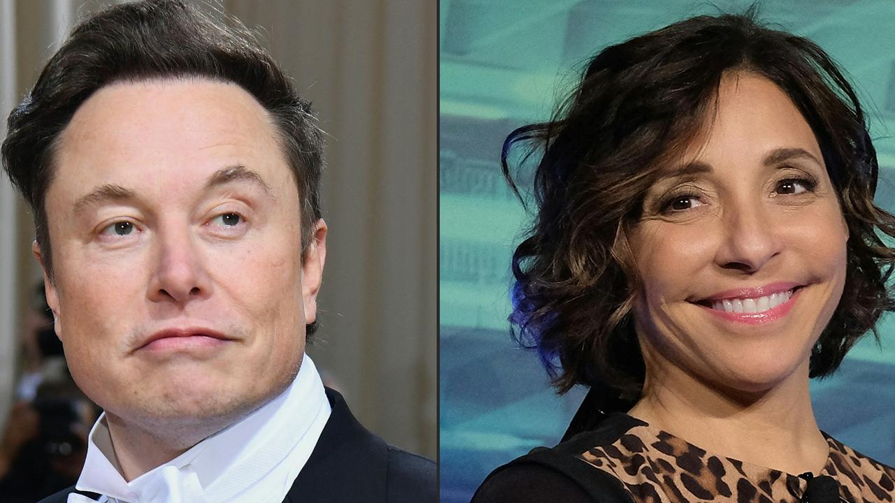 Elon Musk confirms NBCUniversal exec Linda Yaccarino as next Twitter CEO. (Photo by Angela Weiss and D Dipasupil / various sources / AFP)