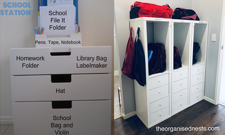 Ikea school bag station hot sale