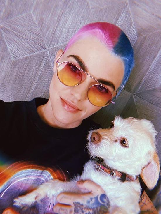 Former Batwoman star Ruby Rose showed off a new ’do. Picture: Instagram