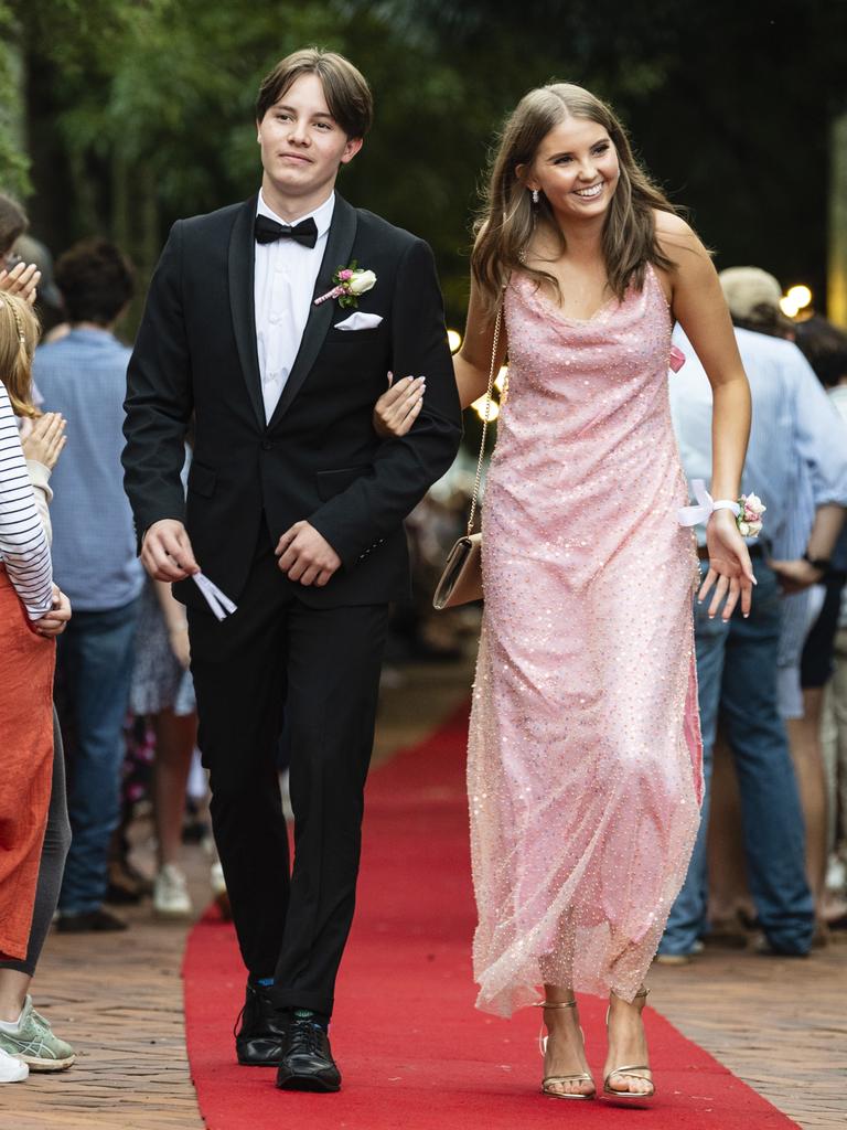 Ava Coleman and Will Salter at Fairholme College formal, Wednesday, March 29, 2023. Picture: Kevin Farmer