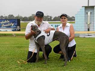 TROPHY: Ron Brook and Gail Lidden with Roman Chalice, the winner of the Easter Cup, last year. Picture: TAHLIA STEHBENS