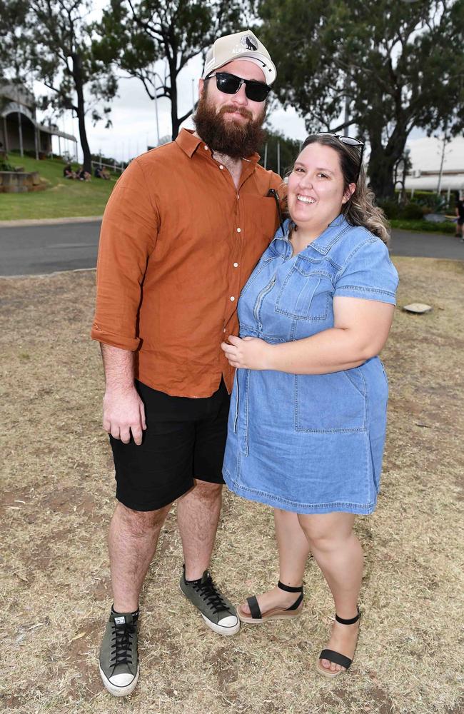 Daniel Klien and Rhiannon Daldry at Meatstock, Toowoomba Showgrounds. Picture: Patrick Woods.