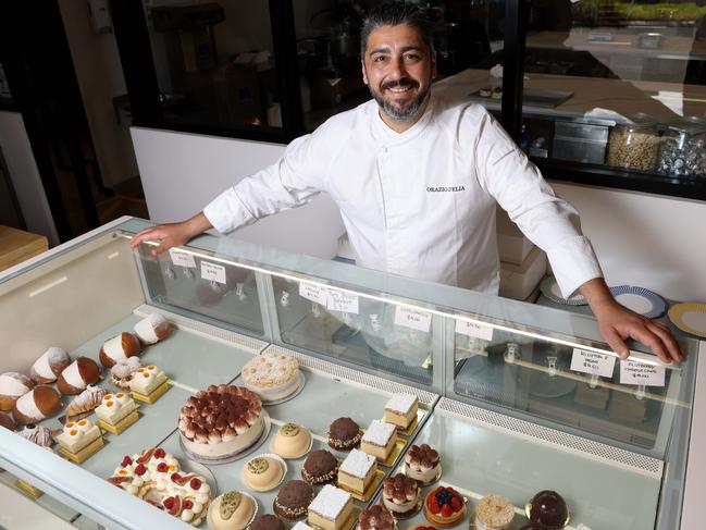 Orazio D'Elia pictured at his Pasticceria in Alexandria. Picture: Damian Shaw.