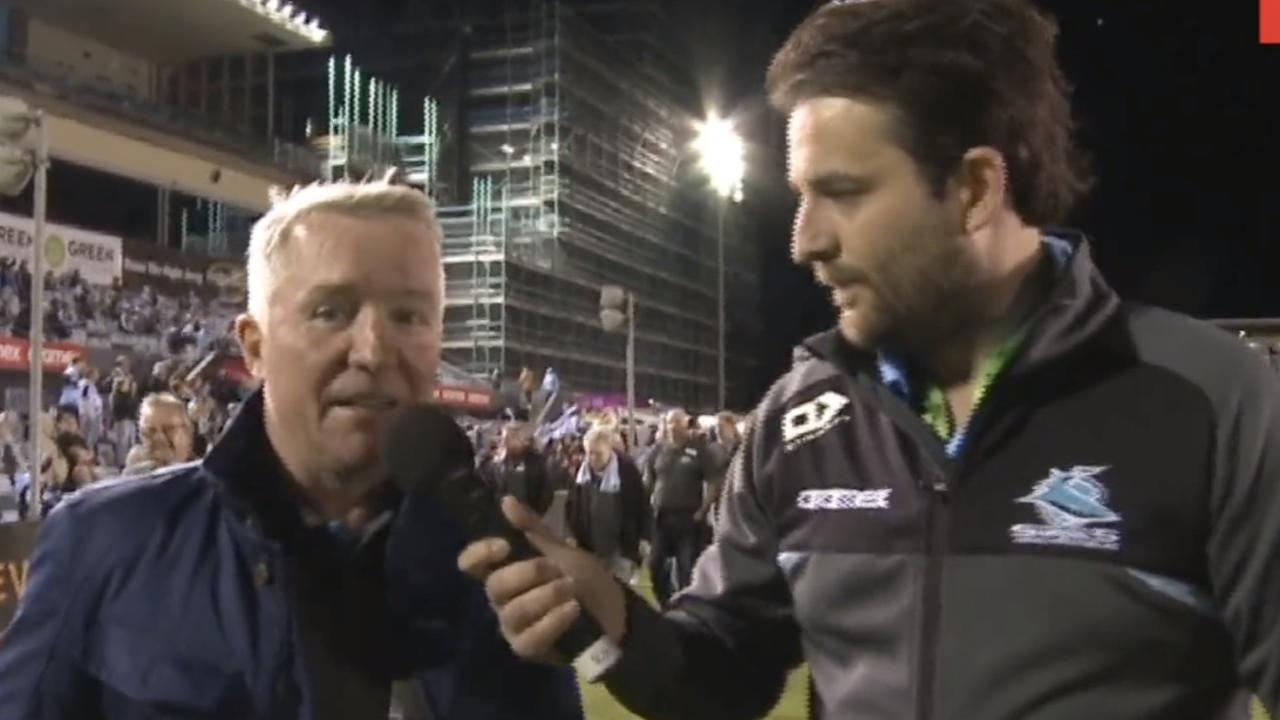 Paul Green was interviewed at Sharks Old Boys night