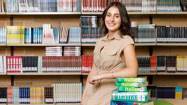 Cerdon College Merrylands student Diya Badawi was the second student from the school to be ranked first in Italian Continuers in this years HSC. Picture by Max Mason-Hubers