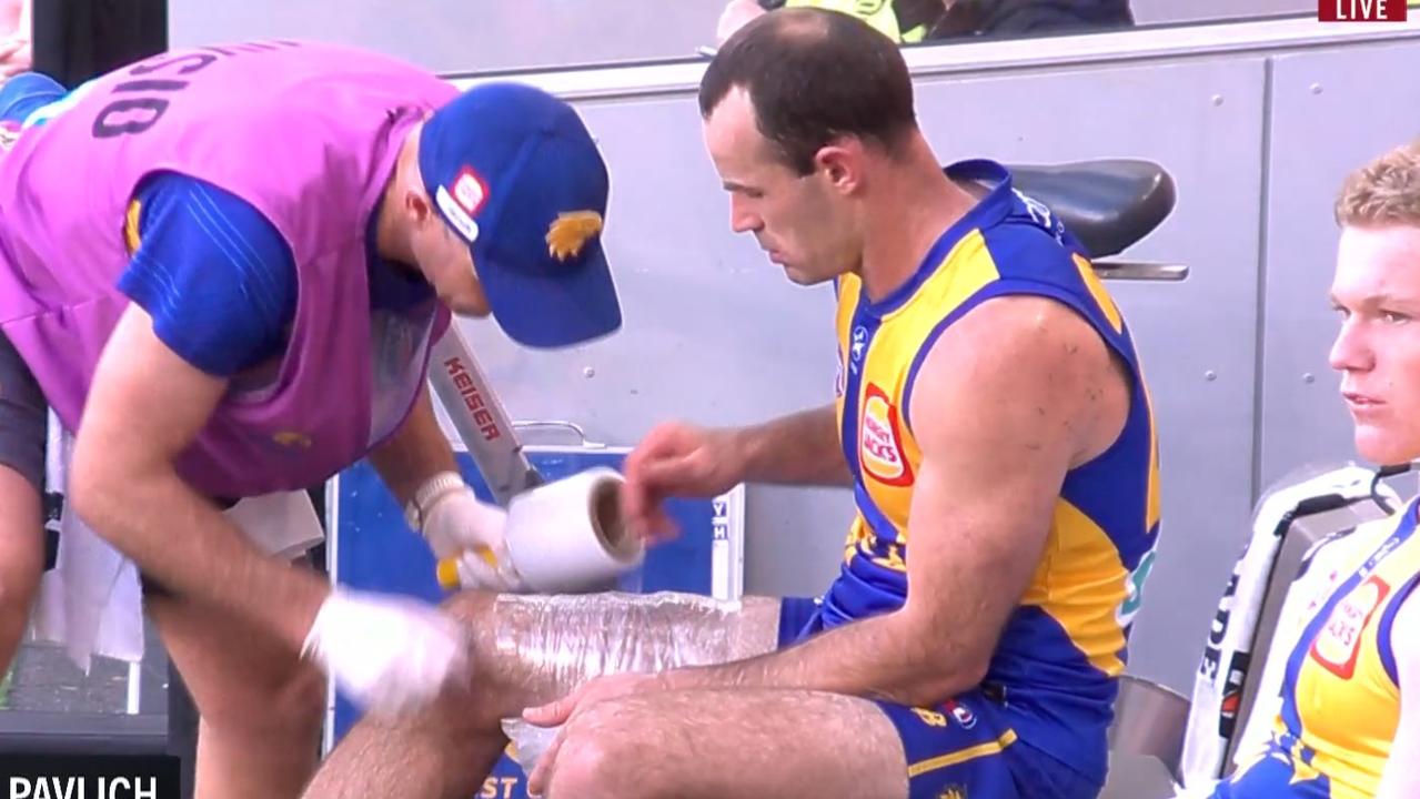 West Coast veteran Shannon Hurn is one of three players already ruled out with injury against Collingwood.