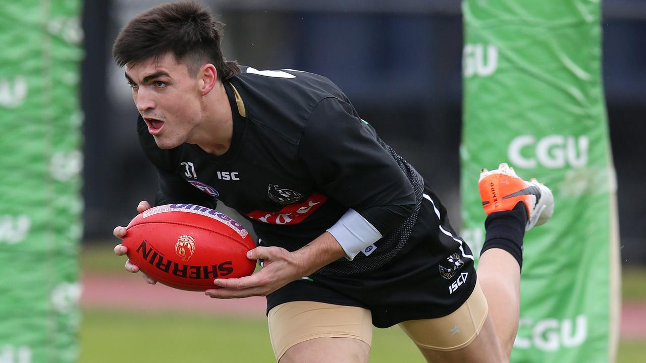 Brayden Maynard says Collingwood’s training ground isn’t to blame for the injury crisis. Picture: Michael Klein