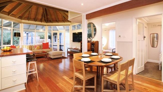 Two bidders fought over the renovated California bungalow.