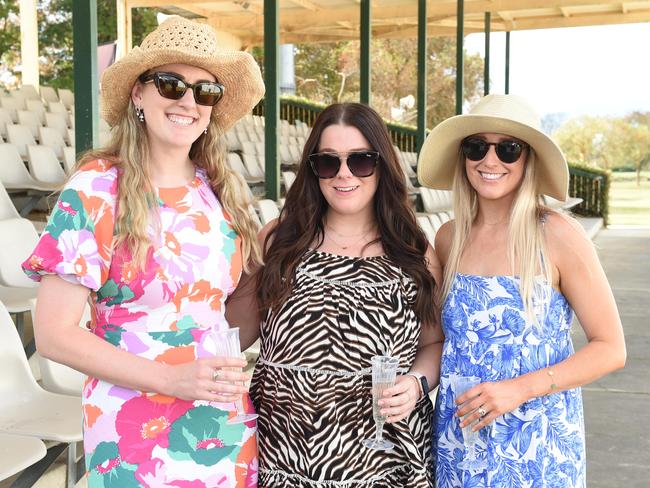 Yarra Valley Cup 2024. Teagan Cairns, Ashleigh Cairns and Virginia Cairns. Picture: David Smith