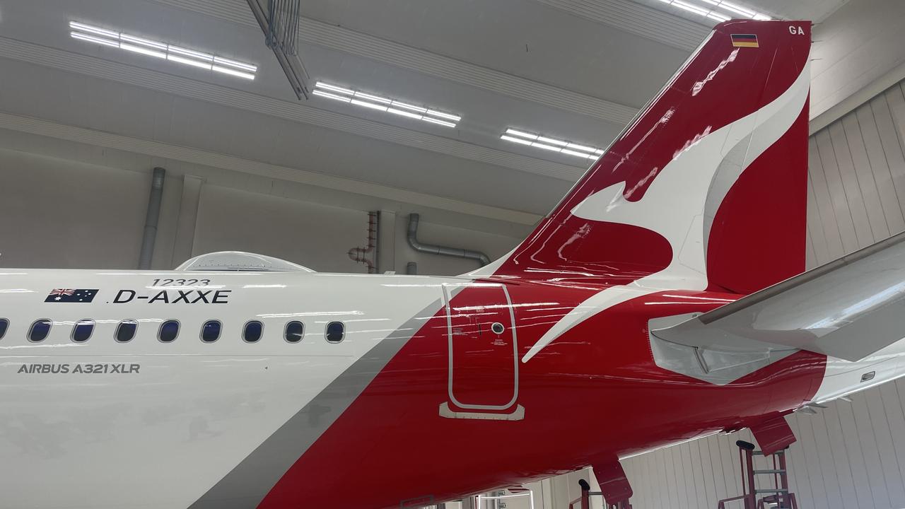 Qantas rips covers off new plane