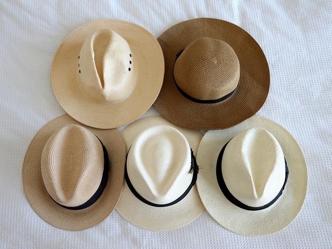 <b>Hats:</b> do love a Panama, or six. I have to be careful, I have had skin pigmentation issues my whole life having grown up in Queensland playing sport. I have to be very careful of my skin.