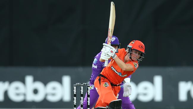 Beth Mooney played an important role with both bat and gloves in the Scorchers’ win. Picture: Jason McCawley/Getty Images