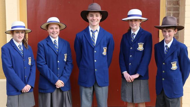 The female students at Yanco Agricultural High School sleep in demountable buildings while the boys have premament digs. Picture: NSW Education Department