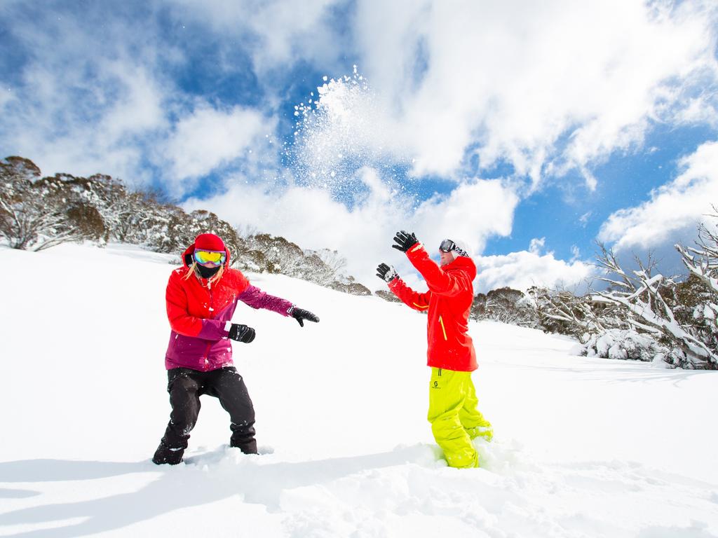 Ski resorts have put a number of measures in place to ensure social distancing in place. Picture: Perisher