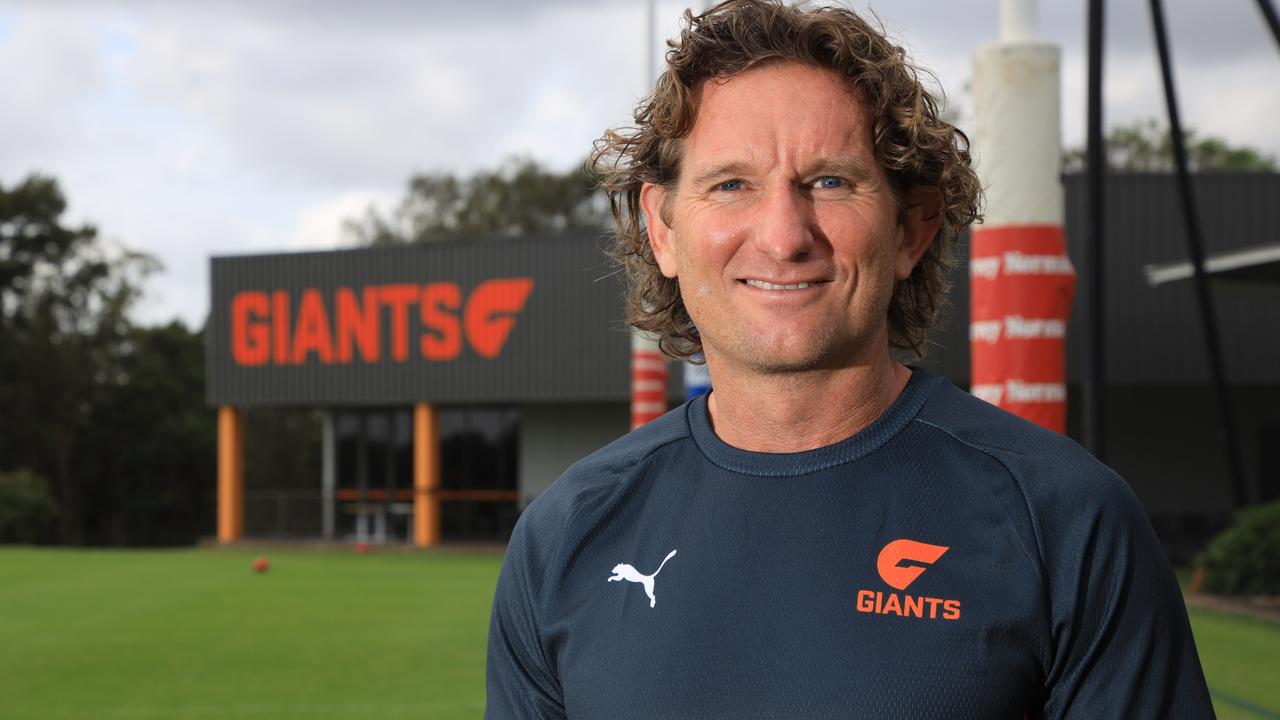 James Hird in GIANTS gear: