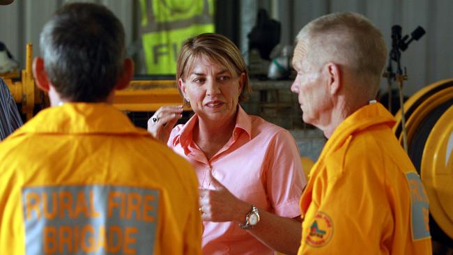 Queensland Premier Anna Bligh once visited the Bondoola Rural Fire Brigade to announce extra funding.