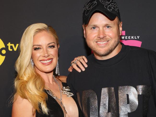 LOS ANGELES, CALIFORNIA - OCTOBER 10: Heidi Montag (L) and Spencer Pratt (R) attend the 2024 Reality TV Stars Of The Year at The Highlight Room on October 10, 2024 in Los Angeles, California. (Photo by Paul Archuleta/Getty Images)