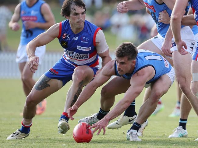 Sturt’s Will Snelling in action against Central District at Elizabeth Oval in Round 6. Picture: David Mariuz/SANFL