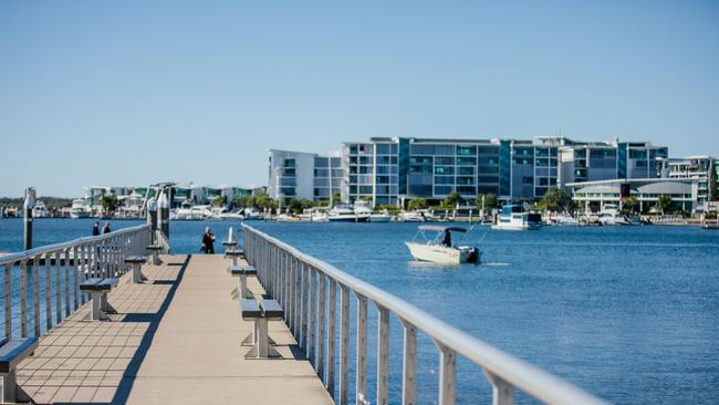 Paradise Point on the Gold Coast, where the incident occurred.