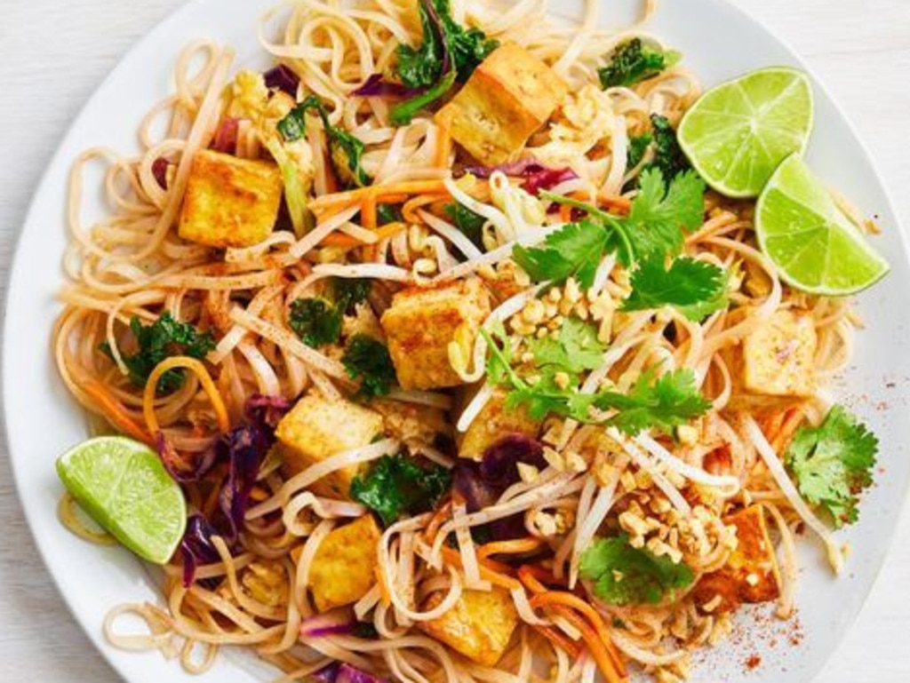 Vegetarian pad Thai.