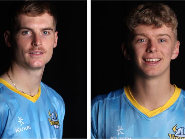 Greenvale Kangaroos recruits Ben Cliff and Will Luxton.