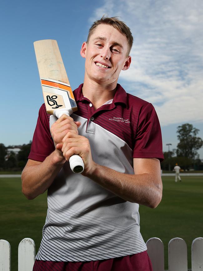 Labuschagne before his Sheffield Shield debut in 2014. Picture: Jack Tran