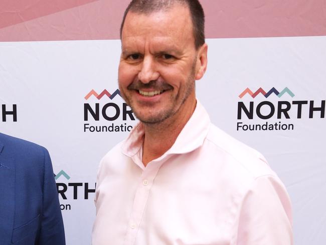 NORTH Foundation CEO Gilbert Lorquet and Andrew Schupp