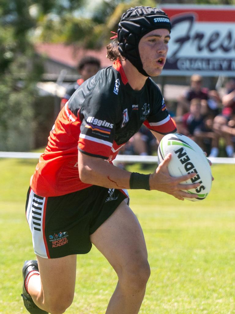Trent Martin has started the season on fire at right centre for Kirwan High. Picture:Michaela Harlow