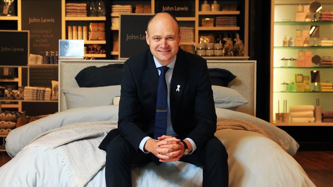 Myer chief Richard Umbers has abruptly left the business. Picture: Aaron Francis.