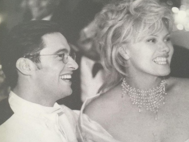 Hugh Jackman and Debora Lee Furness on their wedding day. Picture: Instagram