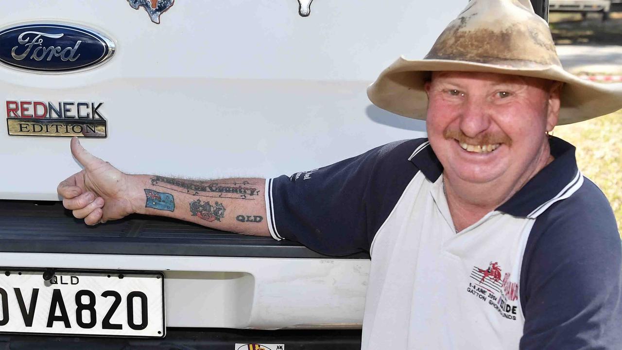 Peter Conley at the Gympie Muster. Photo: Patrick Woods.