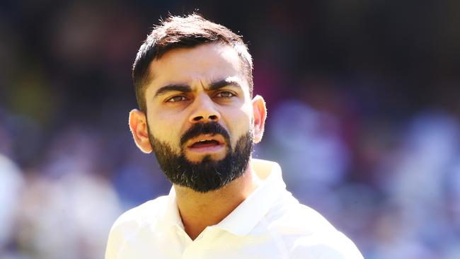 Most of the Indian fans just wanted a look at their hero, Virat Kohli. Picture: Getty Images