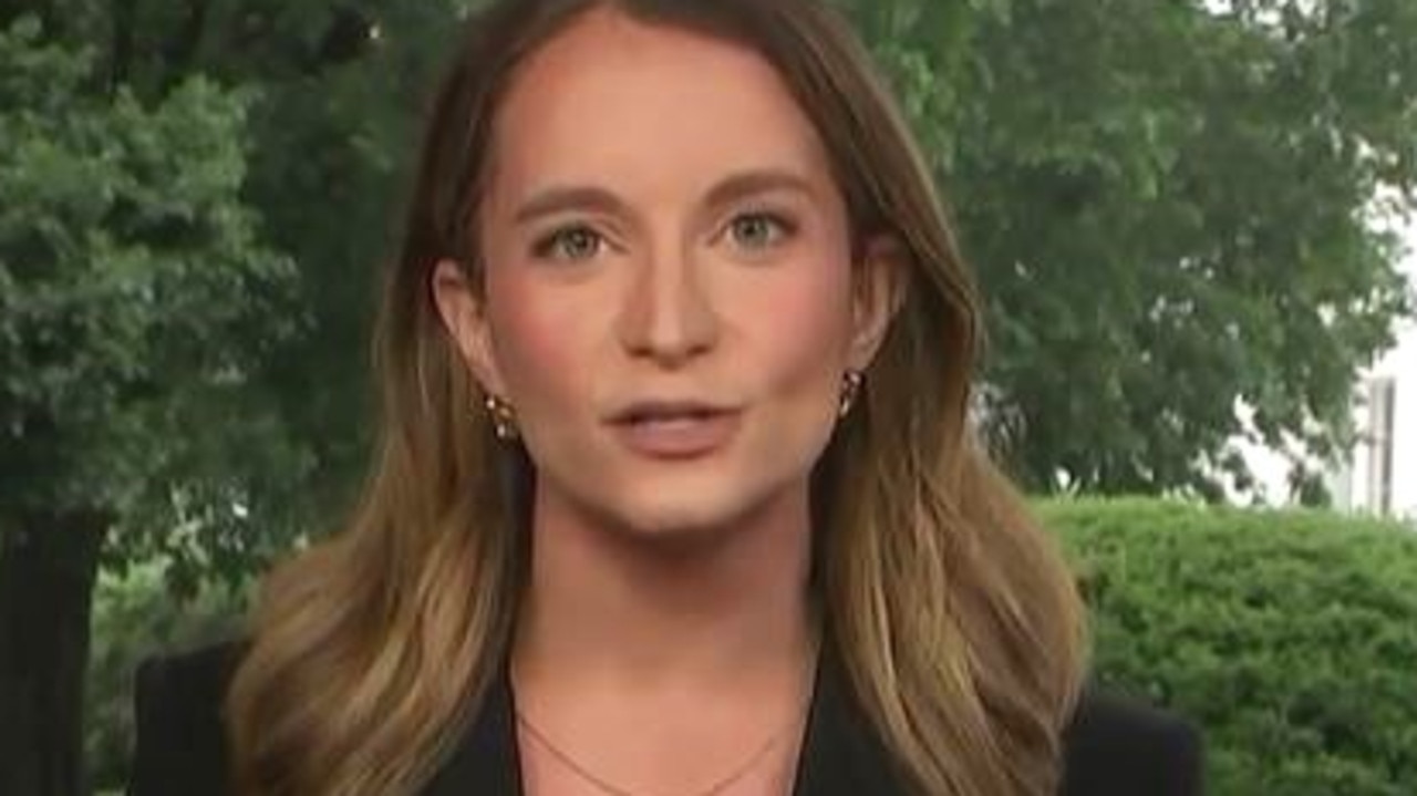 Megan Casella, the reporter who asked the question, recounting the exchange on CNBC.