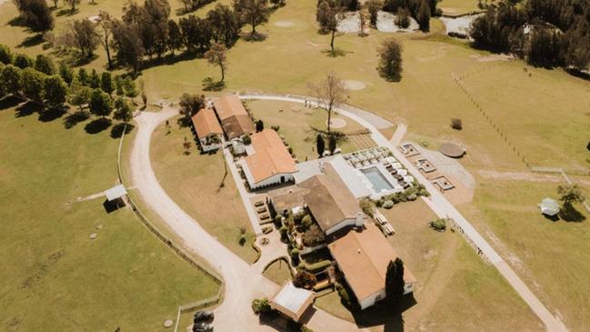 An aerial look of the already established facilities at Oaks Ranch.