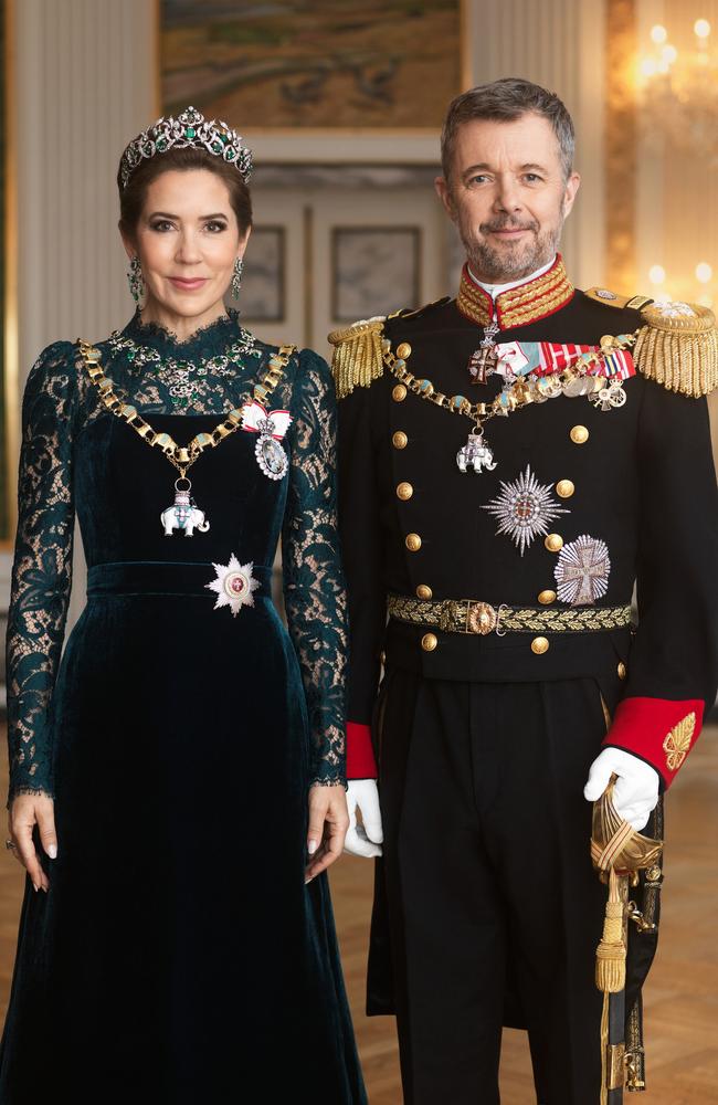 King Frederik, Queen Mary stun in new royal portrait amid marriage ...