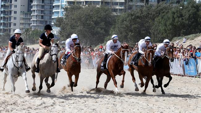 The Magic Millions Barrier Draw now takes place on Surfers Paradise foreshore. Picture Mike Batterham