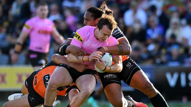 Edwards has played his entire career to date with the Panthers and was a member of their 2020 grand final side. Picture: Albert Perez / Getty Images