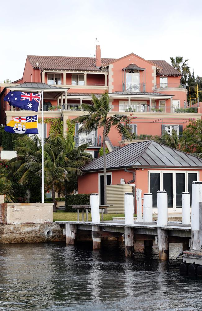 Malcolm Turnbull's Point Piper waterfront home. Picture Craig Greenhill