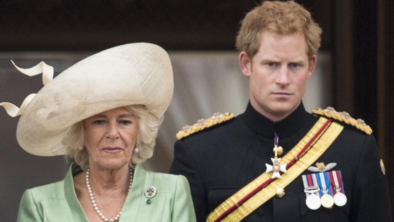 Camilla and Harry in 2015. Picture: Mark Cuthbert/UK Press via Getty Images