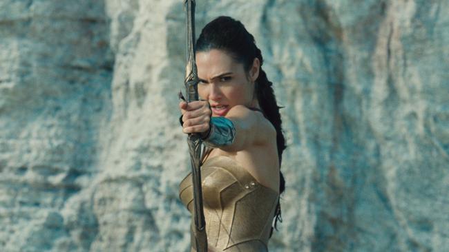 GAL GADOT as Diana in a scene from action adventure film WONDER WOMAN a Warner Bros. Pictures release.