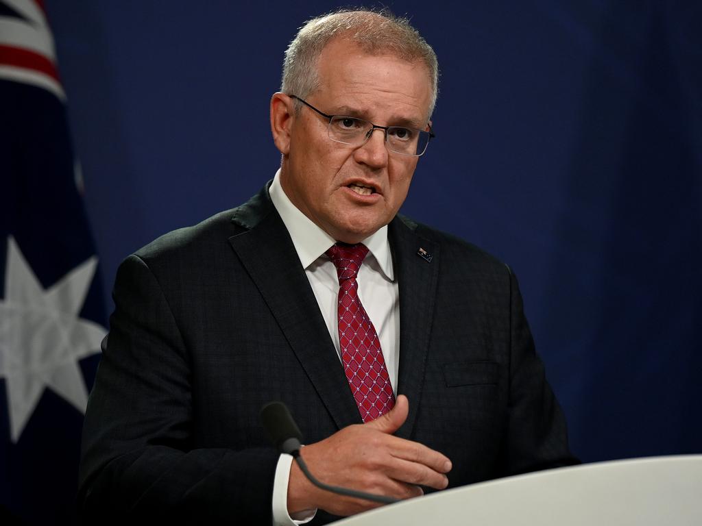 Scott Morrison has confirmed repatriation flights from India will resume on May 15. Picture: NCA NewsWire/Bianca De Marchi