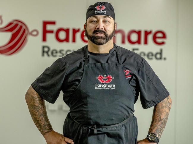 Michael Gurney, Production Chef at FareShare, Morningside, Thursday, January 14, 2021 - Picture: Richard Walker